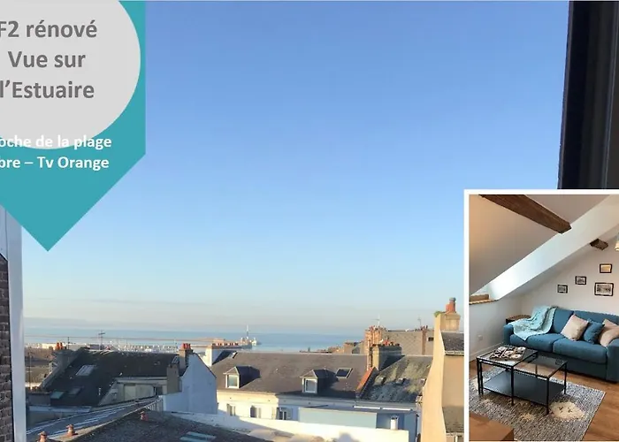Appart LH L\'Estuaire - F2 vue mer proximité plage